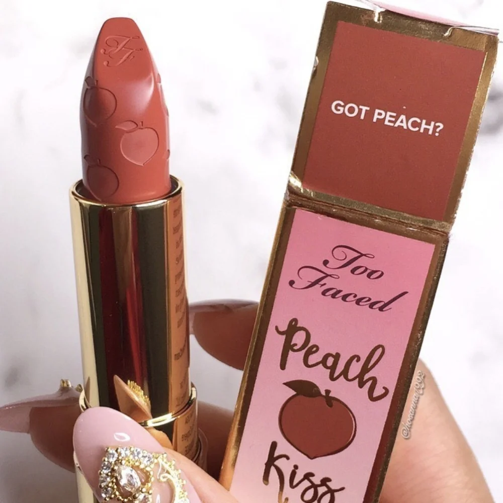 🧚‍♀️GOT PEACH Too Faced DISCONTINUED Peach Kiss Lipstick NWT